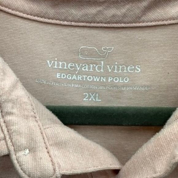 Vineyard Vines Men's 2XL Boca Raton Resort & Club Logo Pink Polo Golf Comfort - Picture 3 of 10